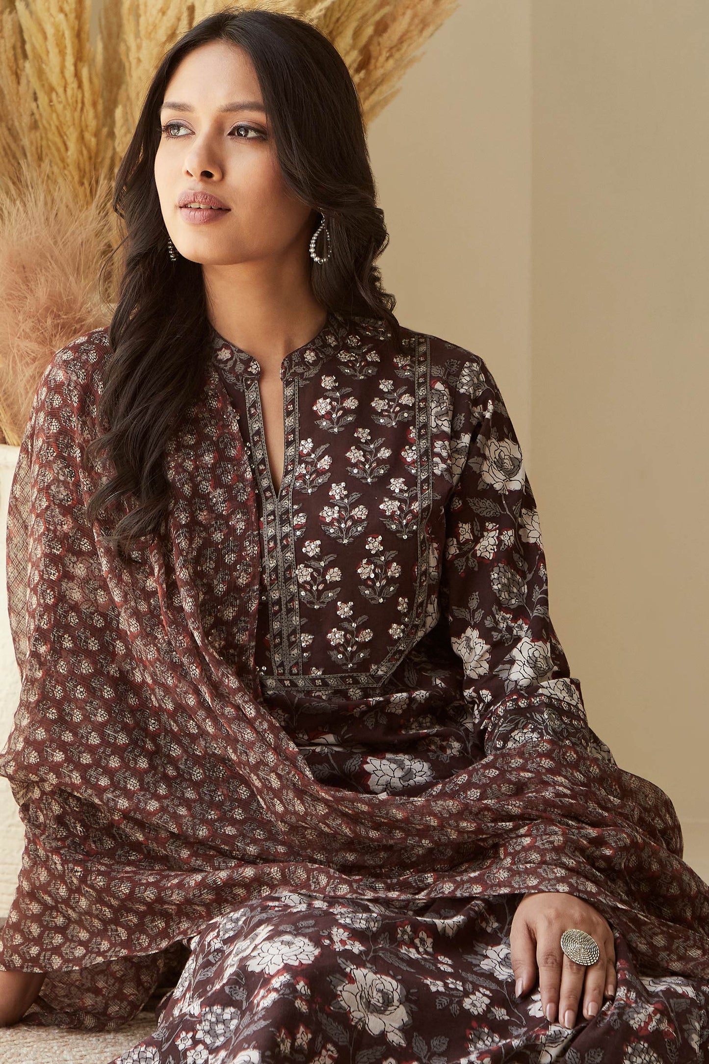 Sehra Farheen Bagru Kurta