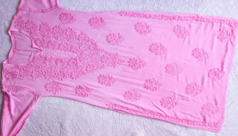 Nayan Baby Pink 2 piece Modal set